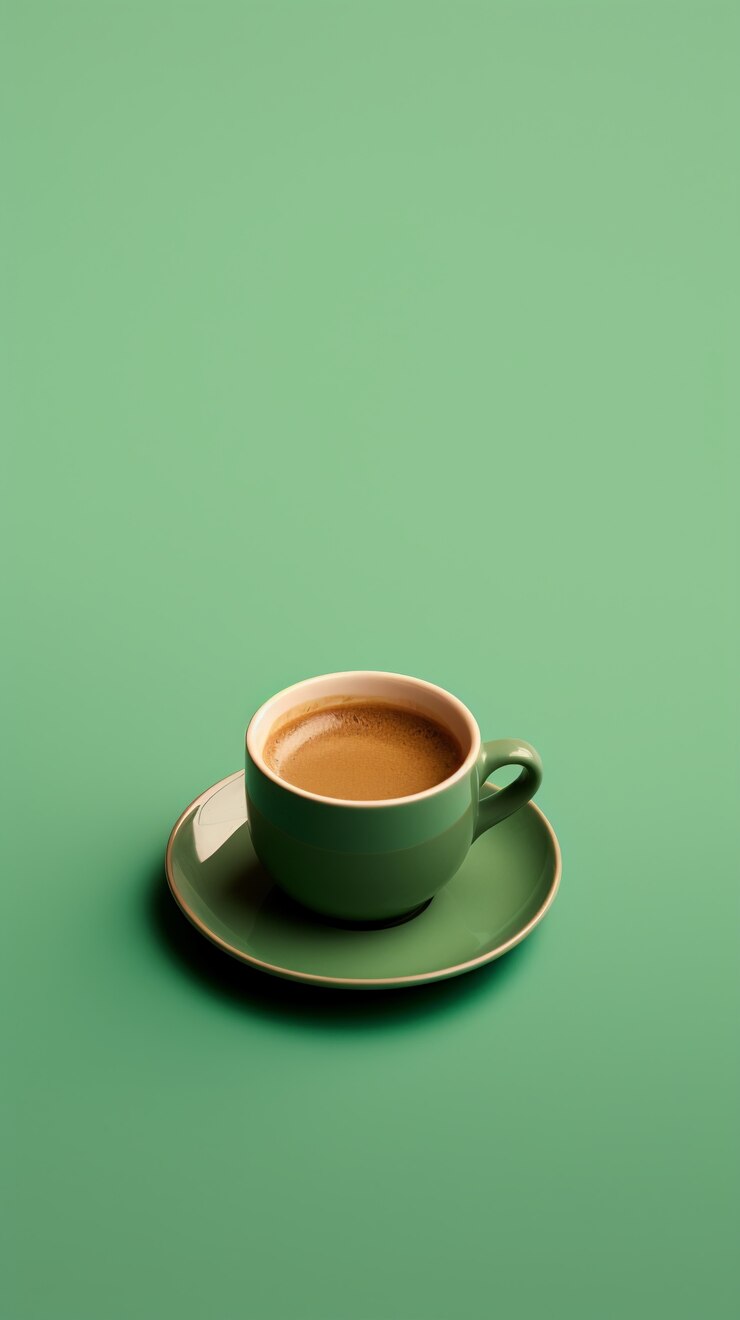 Free Photo delicious coffee cup in studio