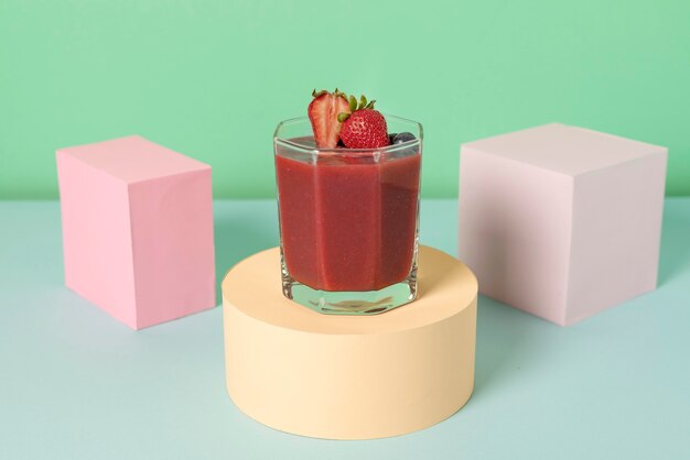 Delicious colada morada composition