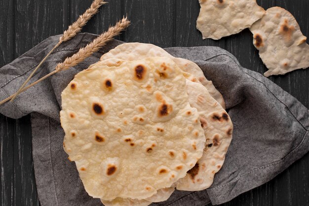 Delicious composition of nutritious roti