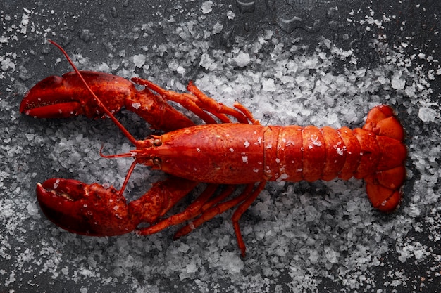 Delicious cooked sea food