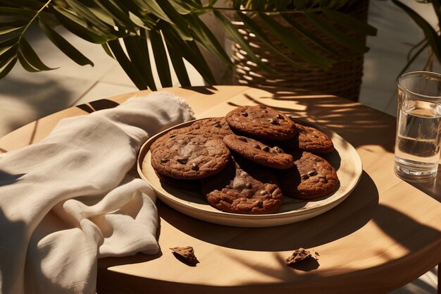 Delicious cookies arrangement