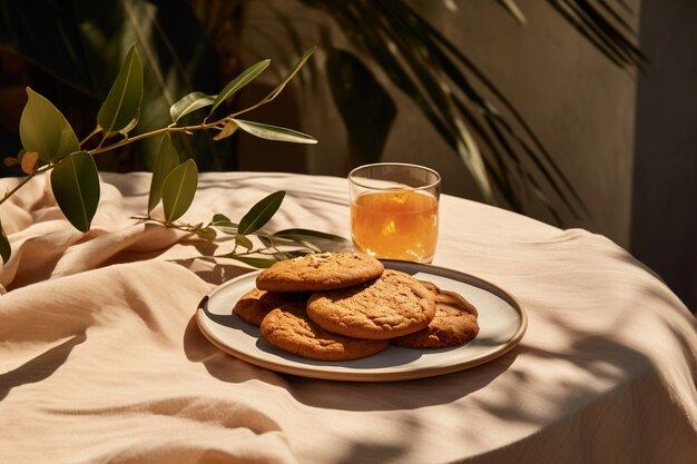 Delicious cookies arrangement