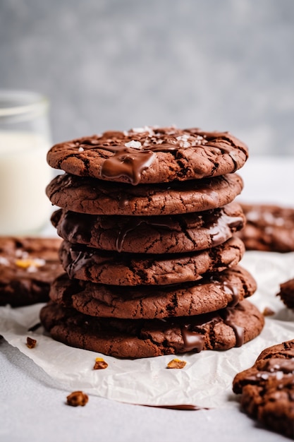 Foto gratuita deliziosa disposizione dei biscotti