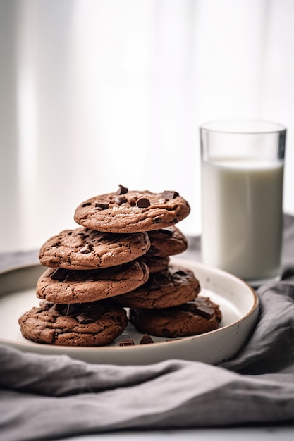 Free photo delicious cookies arrangement