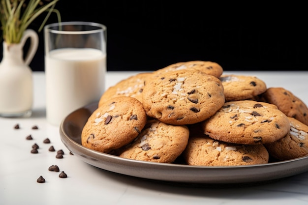 Free photo delicious cookies arrangement