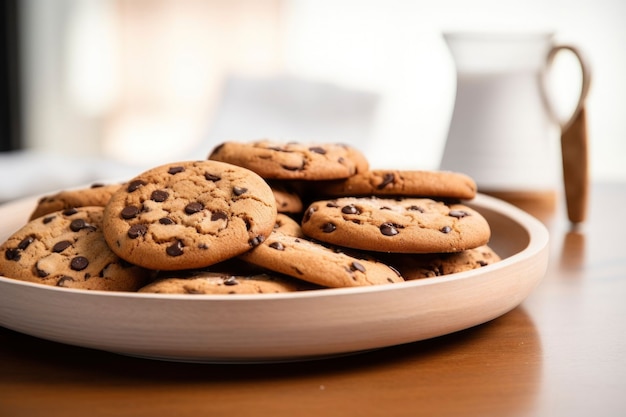 Free photo delicious cookies arrangement