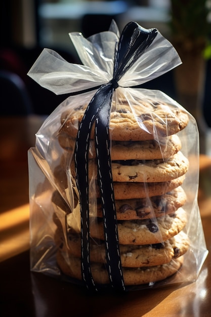 Foto gratuita deliziosa disposizione dei biscotti