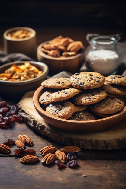 Delicious cookies arrangement