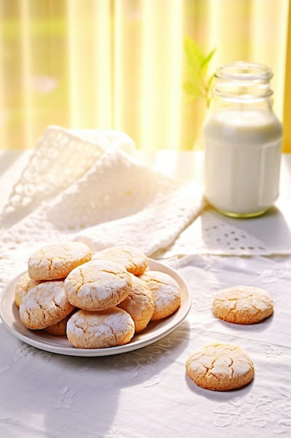 Free photo delicious cookies arrangement