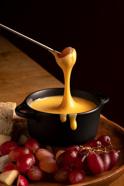 Free photo delicious and creamy melted cheese