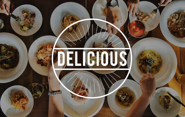 Free photo delicious cuisine taste food concept