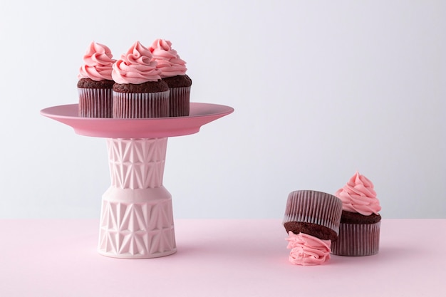 Delicious cupcakes arrangement