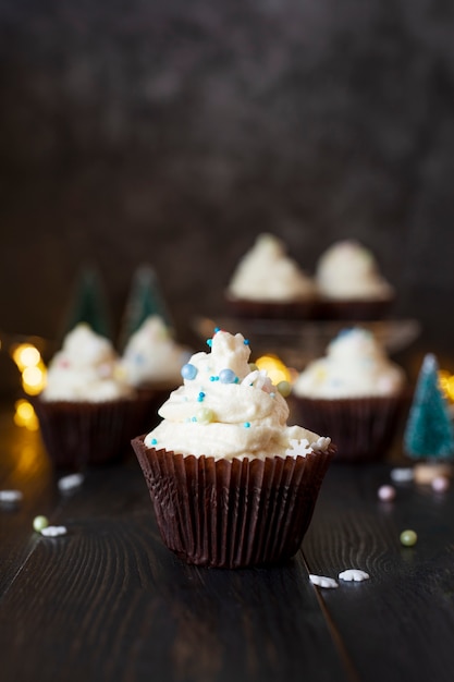 Delicious cupcakes arrangement