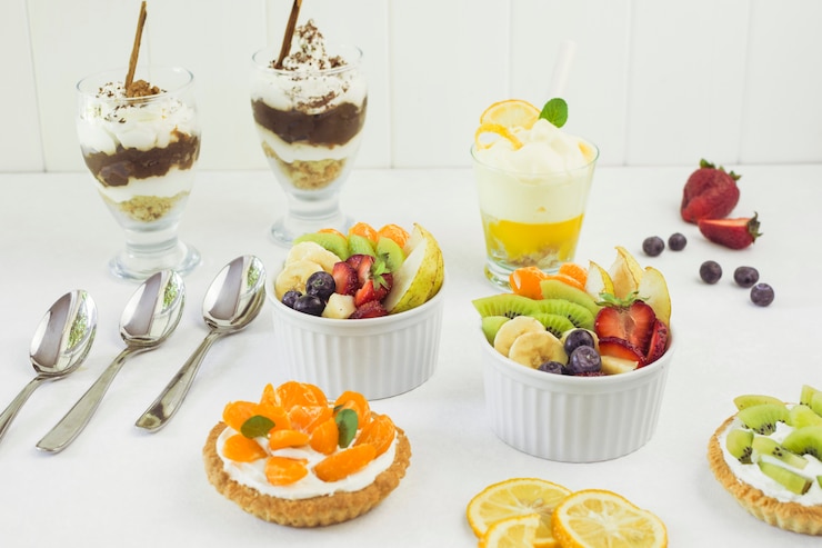 Delicious dessert buffet