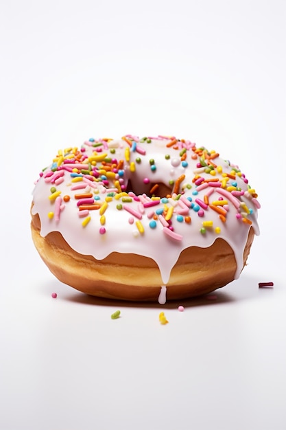 Free photo delicious donut with topping