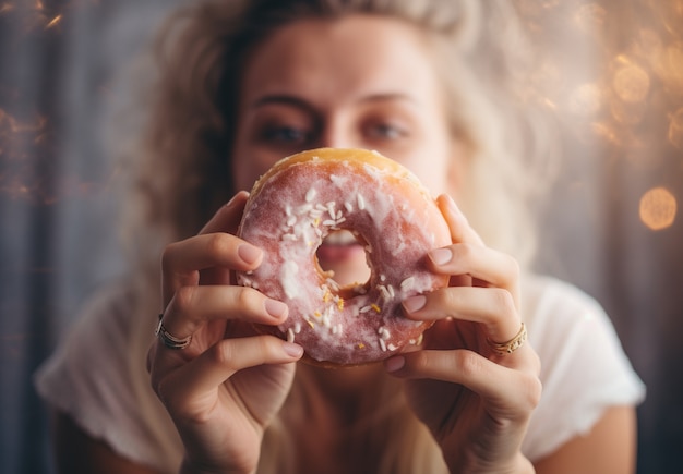 Free photo delicious donuts ai generated