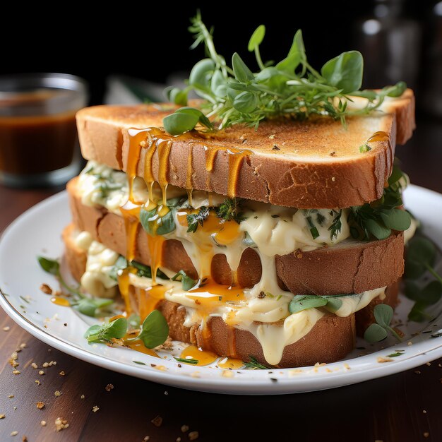 Delicious Egg Salad Sandwich – Free Download Stock Photo