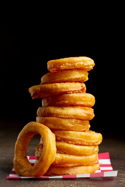 Delicious fastfood arrangement