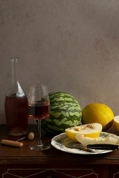 Delicious floral feast still life