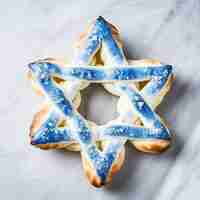 Foto gratuita delizioso cibo preparato per la celebrazione ebraica di hanukkah