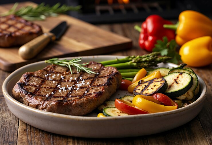 Free Photo delicious food on table