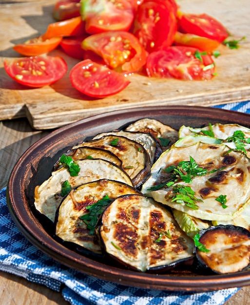 delicious food on wooden table