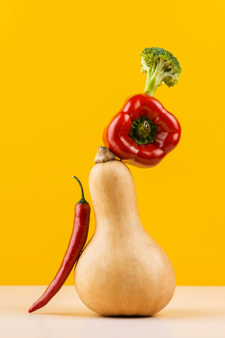 Бесплатный Фотография вкусная композиция из свежих овощей