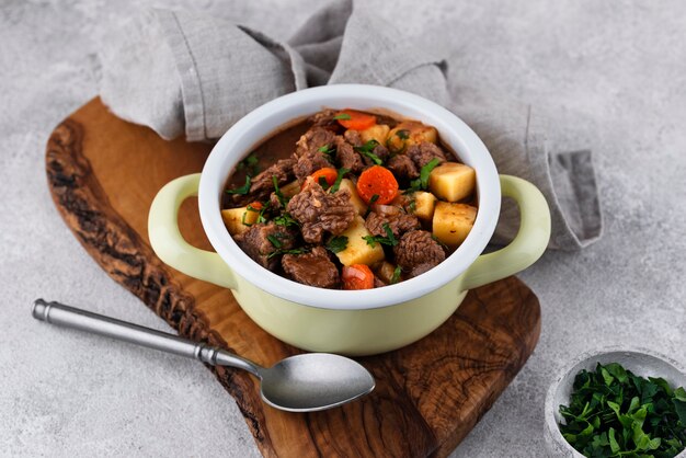delicious goulash ready for dinner