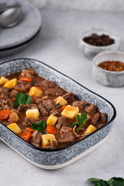 delicious goulash ready for dinner