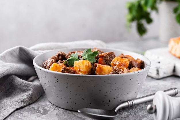 delicious goulash ready for dinner