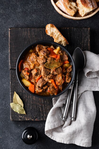 delicious goulash ready for dinner