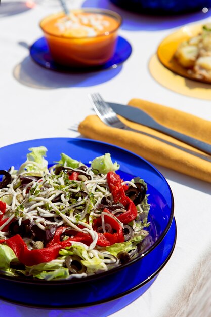 Delicious gulas dish assortment