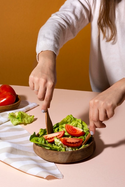 무료 사진 맛있는 건강식 모듬