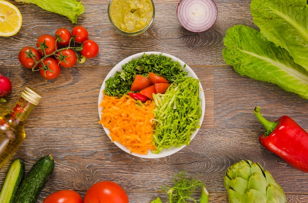 Delicious and Healthy Lettuce Salad – Free Stock Photo download