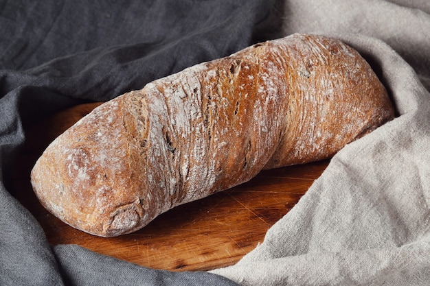 Foto gratuita delizioso pane fatto in casa