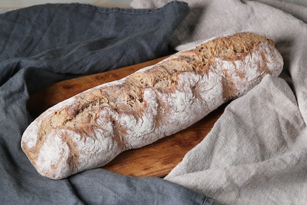 Foto gratuita delizioso pane fatto in casa