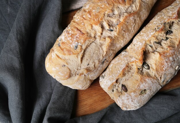 Foto gratuita delizioso pane fatto in casa