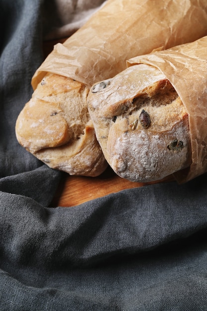 Foto gratuita delizioso pane fatto in casa