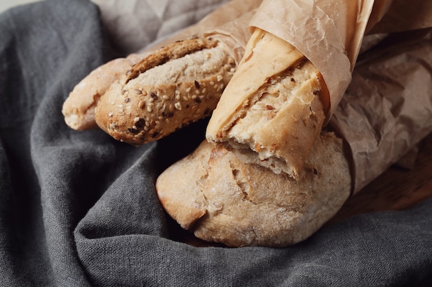 Foto gratuita delizioso pane fatto in casa