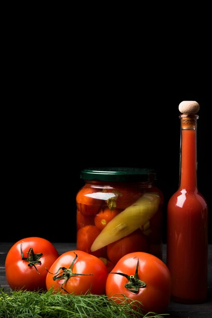 Delicious homemade preserves assortment