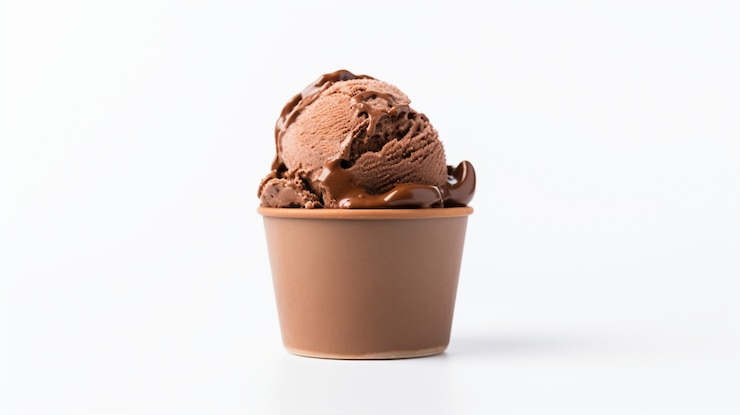 Free Photo delicious ice cream in studio