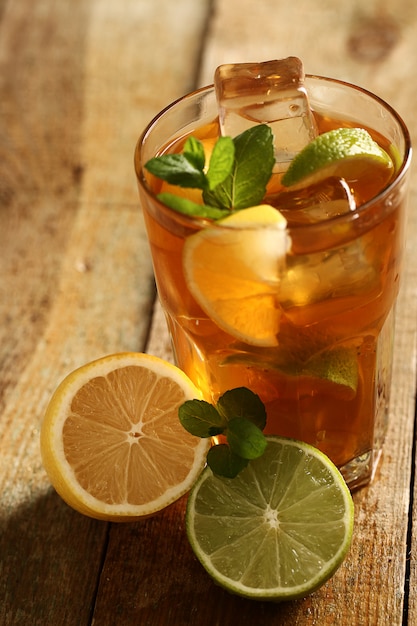 Free photo delicious iced tea