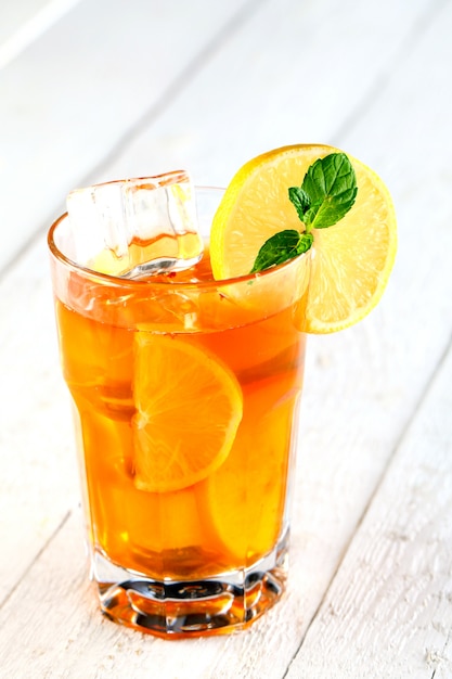 Free photo delicious iced tea