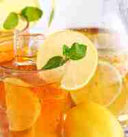 Free photo delicious iced tea