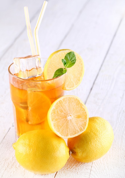 Free photo delicious iced tea