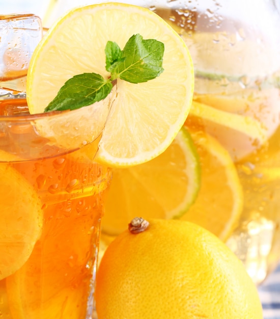 Free photo delicious iced tea