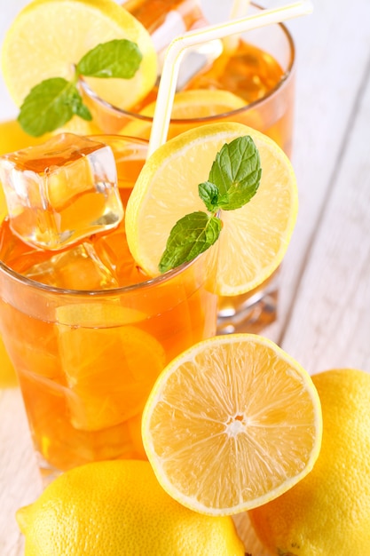 Free photo delicious iced tea