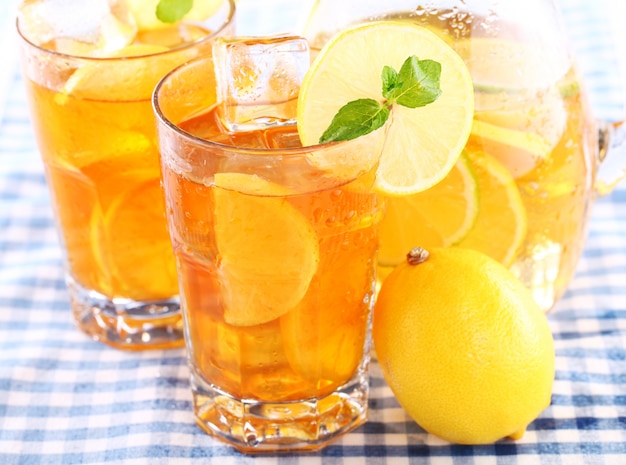 Free photo delicious iced tea