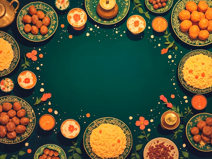 Free Photo delicious indian cuisine display