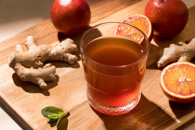 Delicious kombucha drink assortment